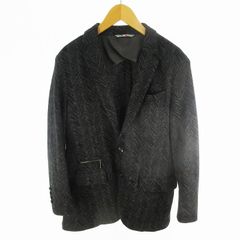 美品】アルマーニジュニア 大人XXLテーラードジャケット イーグル 総柄 