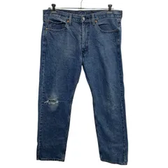 Levi's 505 デニムパンツ W36インディゴブルー リーバイス ジップアップ ゴールデンサイズ アメカジ デニム ジーンズ 2602-350