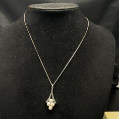 MIKIMOTO 5連アコヤ本真珠 レディースネックレス 925刻印 - メルカリ
