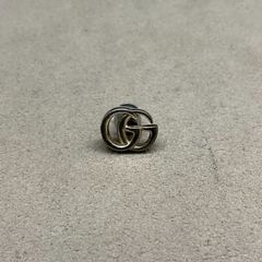 正規品グッチ GUCCI ピアス アラベスク マーモント G 燻 片耳 - メルカリ