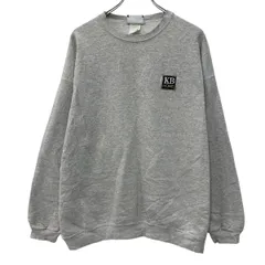 90s Lee ロゴスウェット トレーナー L～ グレー リー プルオーバー 90年代 ワンポイント刺繍 スウェット 裏起毛 秋物 a802-6023