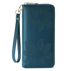 LEEXTON Women's Long Wallet, Genuine Leather, Large Capacity, Multi-functional Wallet with Bill Compartment, Coin Purse, and Smartphone Compartment, Zipper closure, Perfect for Shopping, Mother's Day Gift