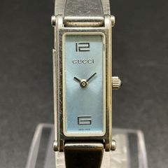 美品・電池交換済】GUCCI 1500L ブルーシェル文字盤 レディース腕時計