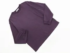 green label relaxing グリーンレーベルリラクシング ユナイテッドアローズ 無地 長袖 カットソー sizeM/紫 ◇■ メンズ
