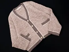 INDEX インデックス ニット Vネック カーディガン sizeM/ラベンダー ◇■ レディース