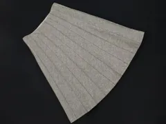 KUMIKYOKU 組曲 ウール混 Aライン 台形 スカート size2/グレー ■◇ レディース