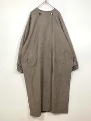 nano universe. ナノユニバース 669-0211012 スプリングコート ノーカラー コート size36/グレー ◇■レディース