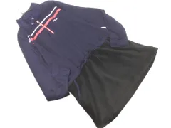 新品 FILA フィラ 切替 ワンピース sizeLL/紺ｘ黒 ◇■ レディースのサムネイル