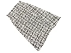 NATURAL BEAUTY BASIC ナチュラルビューティーベーシック チェック ツイード ロング スカート sizeM/白ｘ黒 ◇■ レディース