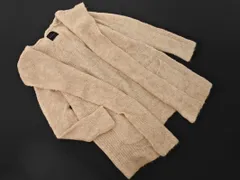 URBAN RESEARCH ROSSO アーバンリサーチロッソ アルパカ混 フーディー ロング カーディガン sizeF/ライトベージュ ◇■ レディース