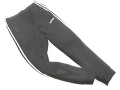adidas アディダス 裏起毛 スリーライン トラック パンツ sizeM/黒 ◇■ レディース