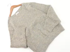 Techichi テチチ ミックス編み ニット セーター sizeF/モカｘ紺 ◇■ レディース