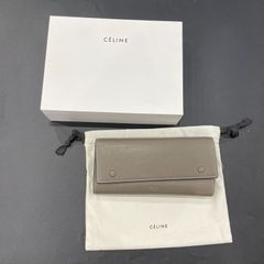 新品同様‼️ 現行 セリーヌ CELINE 財布 長財布 グレインカーフスキン