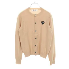 PLAY COMME des GARCONS プレイコムデギャルソン ハートロゴ ワッペン カーディガン