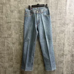 【U-147】EDWIN M サイズ レディース デニムパンツ ストレート ブルー エドウィン 古着 シンプル 定番 美シルエット