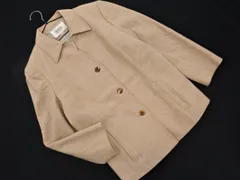 自由区 アンゴラ混 ジャケット size38/ライトベージュ ◇■ レディースのサムネイル