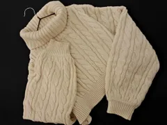 INGNI イング ケーブル編み ショート丈 タートルネック ニット セーター sizeM/アイボリー ◇■ レディース