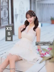 アイボリー [AOC 4083-BEG-2602] 【an/アン】ホルター/ フレア/ ミニドレス/ キャバドレス/ ローブドフルールグロッシー ブリエ/ AngelR エンジェルアール/