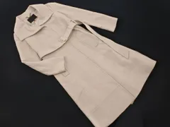UNTITLED アンタイトル ウール100% ビッグカラー コート size2/ベージュ ◇■ レディース
