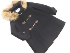 Banner Barrett バナーバレット リアルファー ウール混 ダッフル コート size36/紺 ◇■ レディースのサムネイル