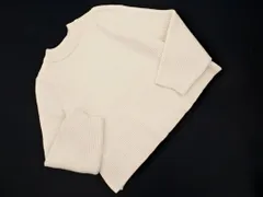 green label relaxing グリーンレーベルリラクシング ユナイテッドアローズ モックネック ニット セーター オフホワイト ◇■ レディース