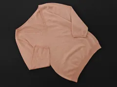 KUMIKYOKU 組曲 sis ウール混 Vネック ニット セーター size2/ピンク ◇■ レディース