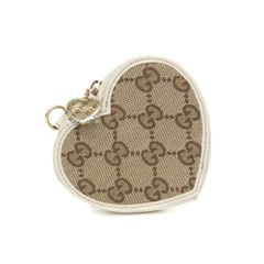美品 GUCCI GG柄 ハート ピンク コインケース - メルカリ