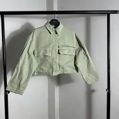 ザラ クロップド デニム ジャケット S