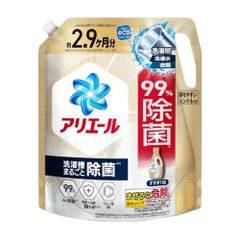 アリエール 洗濯洗剤 超抗菌 プレミアム スッキリひかえめな香り 詰め替え 2210g 4987176308993 /