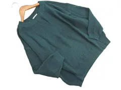 studio CLIP スタジオクリップ ワイド幅 ニット セーター sizeM/緑 ◇■ レディース