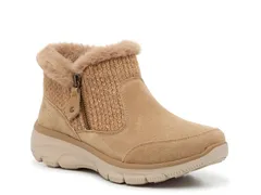 スケッチャーズ レディース シューズ ブーツ・レインブーツ リラックスフィット ブーツ Skechers Relaxed Fit Easy Going Bootie Cognac
