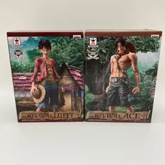 ワンピース モンキー・D・ルフィ ポートガス・D・エース フィギュア 2種セット MASTER STARS PIECE REVIVAL LUFFY ACE MSP バンプレスト バンダイ 兄弟の絆 プライズ 景品 まとめ売り【未開封】G-4-4