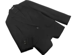 COMME CA DU MODE コム サ デ モード ウール混 テーラード ジャケット size9/黒 ◇■ レディース