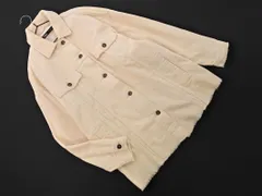 ZARA ザラ コーデュロイ カットオフ ジャケット sizeM/アイボリー ◇■ レディース