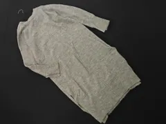 nano universe ナノユニバース nano co ニット ワンピース size36/グレー ◇■ レディース