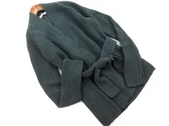 UNIQLO AND LEMAIRE ユニクロ アンド ルメール ウール100% カーディガン sizeL/緑 ◇■ レディース