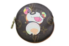 極美品 LOUIS VUITTON ルイヴィトン ポルトモネロン コインケース モノグラムパンダライン M61928 ブラウン マルチカラー 中古 4b013174