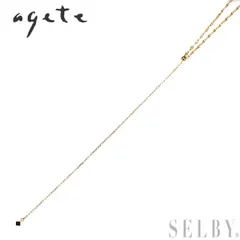 アガット/agete K10YG デザイン ネックレス Y字