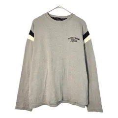 00年代 TOMMY JEANS トミージーンズ 長袖Ｔシャツ グレー(メンズ M)中古 古着 X3993