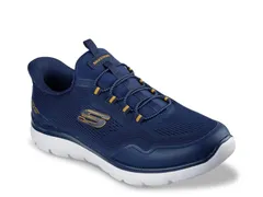 スケッチャーズ メンズ シューズ スニーカー Skechers Hands Free Slipins Summits Top Rate Sneaker Mens Navy ネイビー