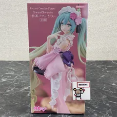 27. フィギュア 初音ミク 抹茶パフェ さくら Exc∞d Creative Figure SweetSweets ※未開封品