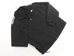 adidas アディダス 裏起毛 トラック ジャケット sizeL/黒 ◇■ メンズ
