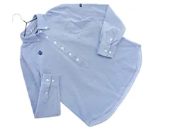 PEARLY GATES パーリーゲイツ 長袖 ボタンダウン ポロシャツ size1/青 ◇■ レディース