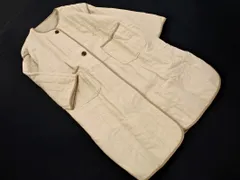 CLASSICAL ELF クラシカルエルフ キルティング ノーカラー コート sizeL/ベージュ ◇■ レディース