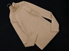 BLUE LABEL CRESTBRIDGE ブルーレーベル クレストブリッジ ウール100% リブ タートルネック ニット セーター size38/ベージュ ◇■ レディース