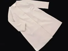 grove グローブ ノーカラー コート sizeS/アイボリー ◇■ レディース