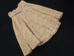 31 Sons de mode トランテアンソンドゥモード ツイード フレア スカート size36/ベージュ ◇■ レディース