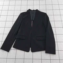 ◇ Θ ユナイテッドアローズ グリーンレーベルリラクシング テーラードジャケット 38 ブラック系 レディース E  【1602040006494】