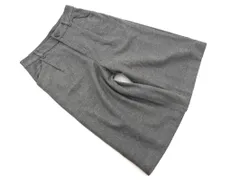 HUMAN WOMAN ヒューマンウーマン ウール100% キュロット パンツ sizeS/グレー ◇■ レディース