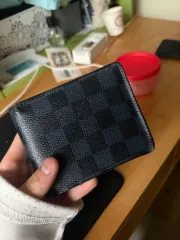 ルイヴィトン ダミエ 二つ折り財布